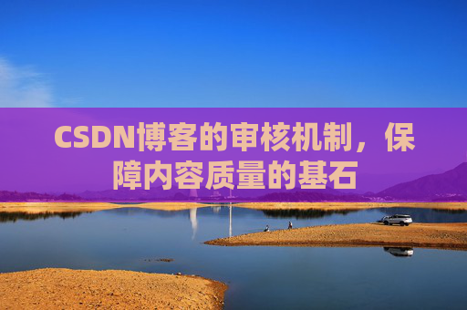 CSDN博客的审核机制，保障内容质量的基石